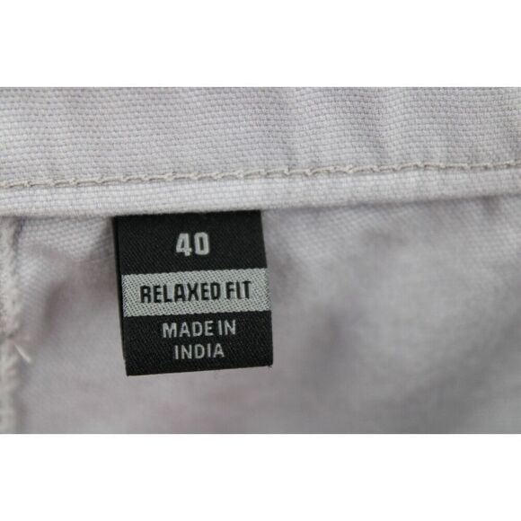 Carhartt Men's Rugged Flex Relaxed Fit Canvas 8" Shorts SIZE 40 Seacliff BS5841 - Picture 7 of 9